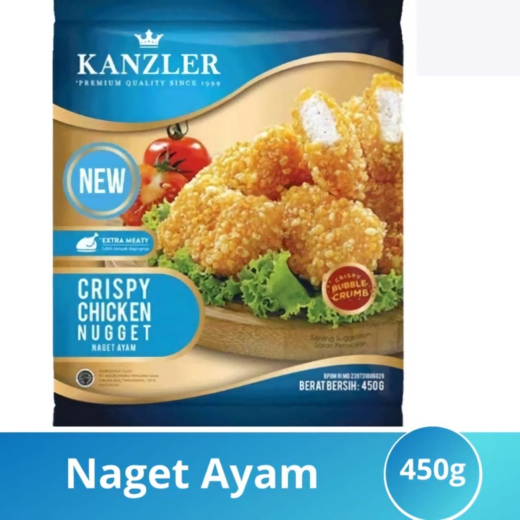 

KANZLER NUGGET CRISPY 450GR Naget Ayam