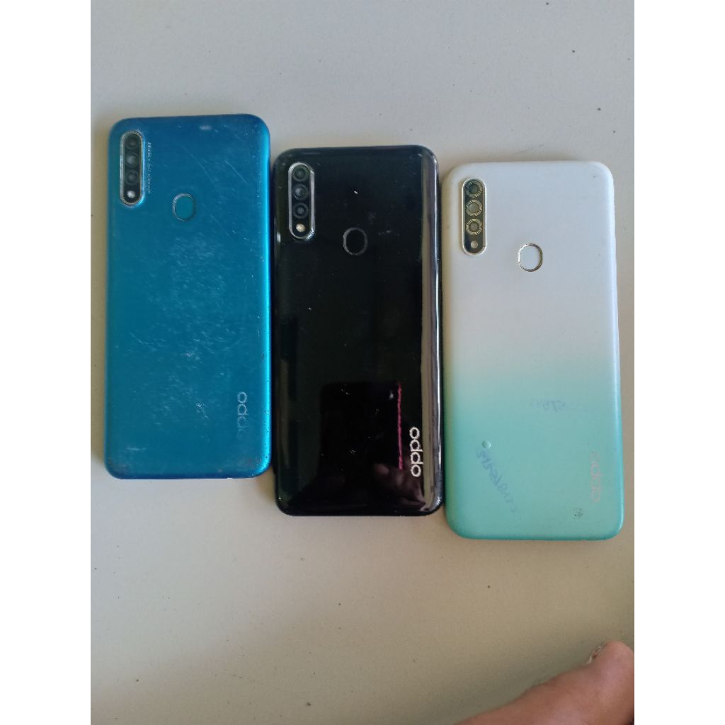 mesin Oppo a31 refurbise normal unit minus LCD batre ada
