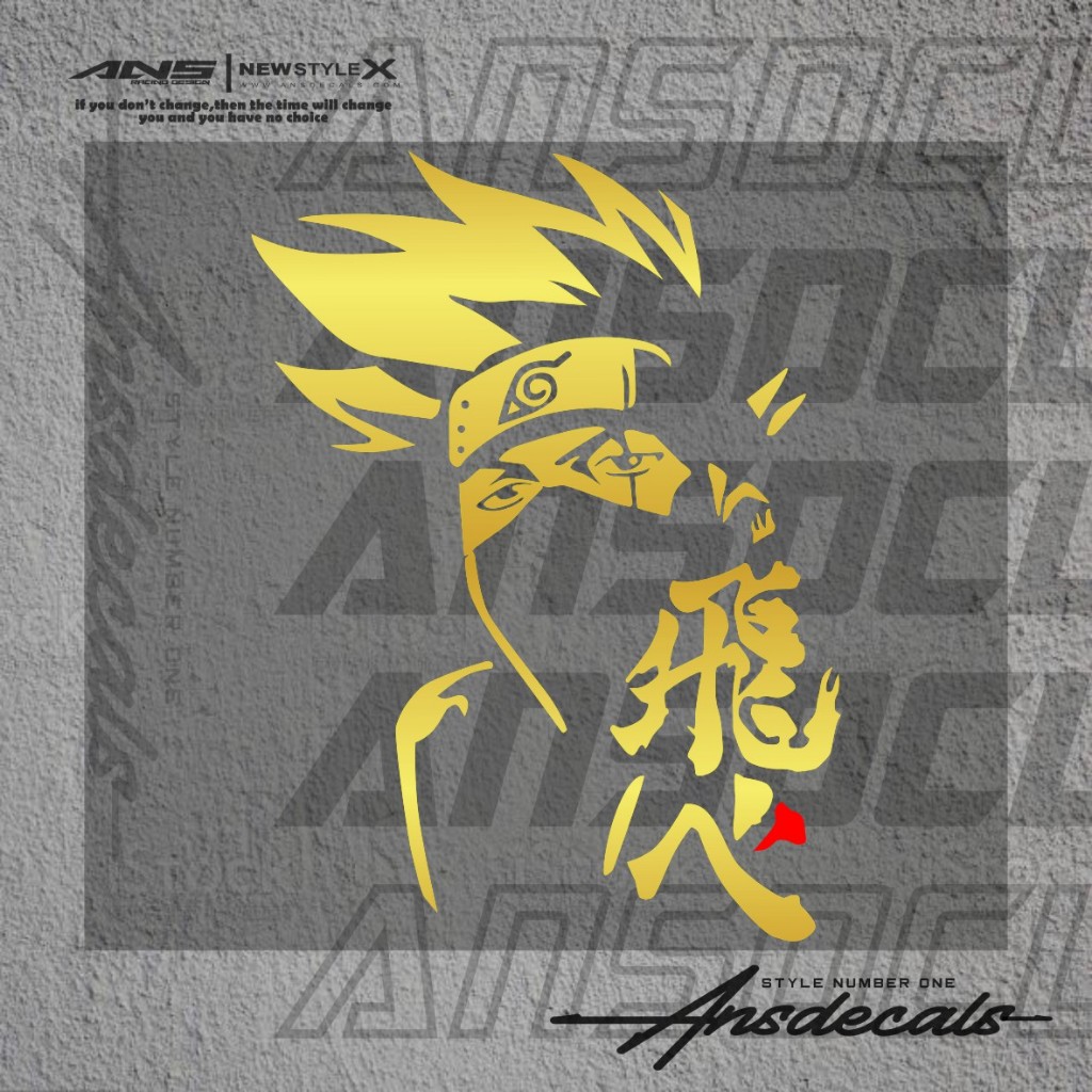 

STIKER CUTTING STIKER TEMPEL WATER PROOF CUTTING MOTIF KAKASHI