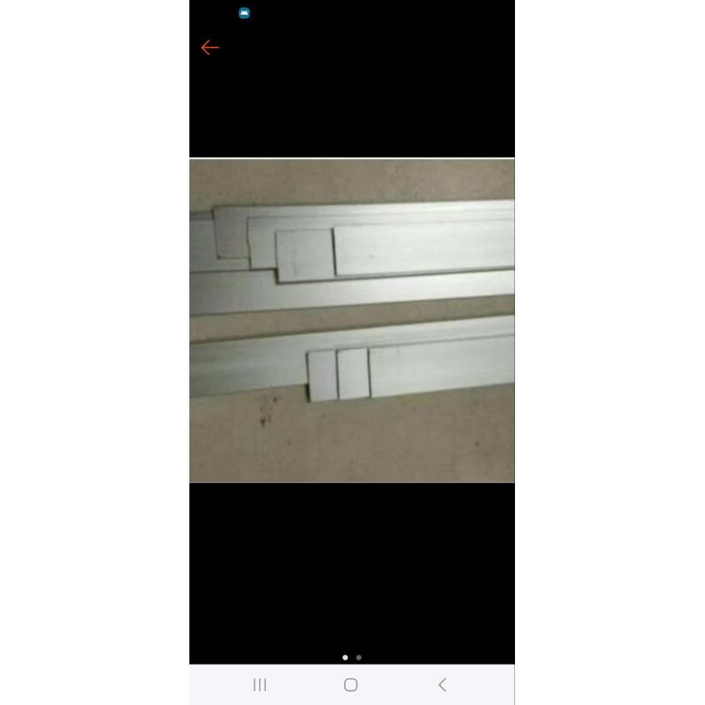 PLAT STRIP ALUMINIUM 8MM X 20MM