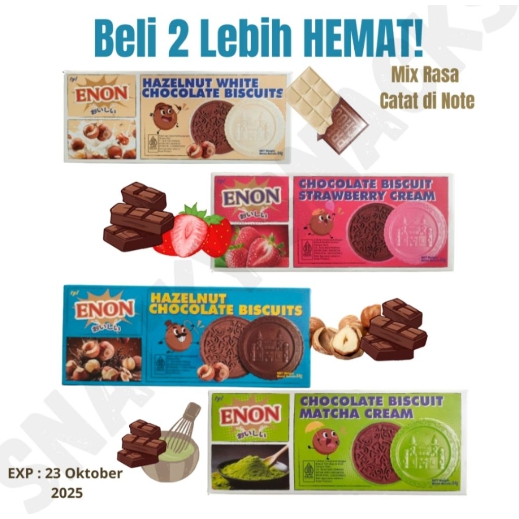 

Enon Coin Biscuit isi 6 beli 2 Lebih MURAH!!