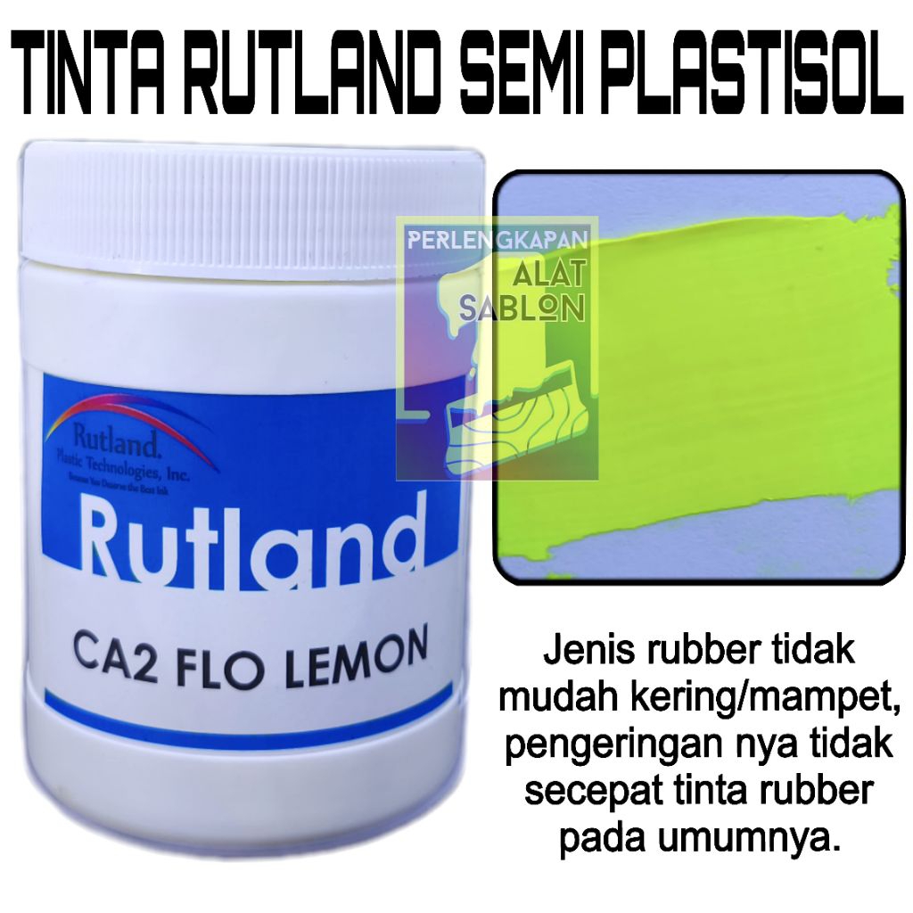 

SABLON RUTLAND SEMI PLASTISOL CA2 FLO LEMON TINTA SABLON 500GR