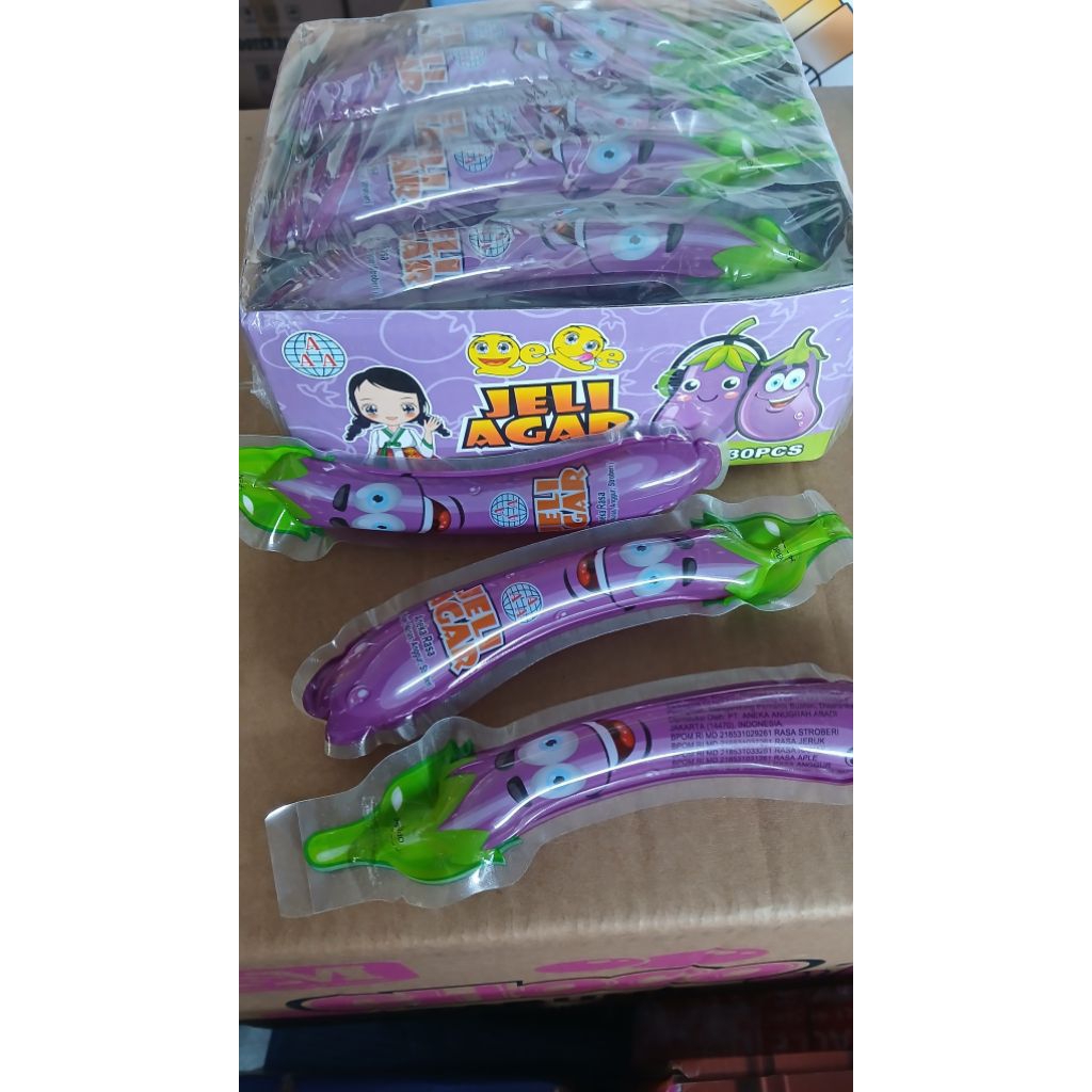 

jelly AGAR TERONG ISI 20 PCS per box
