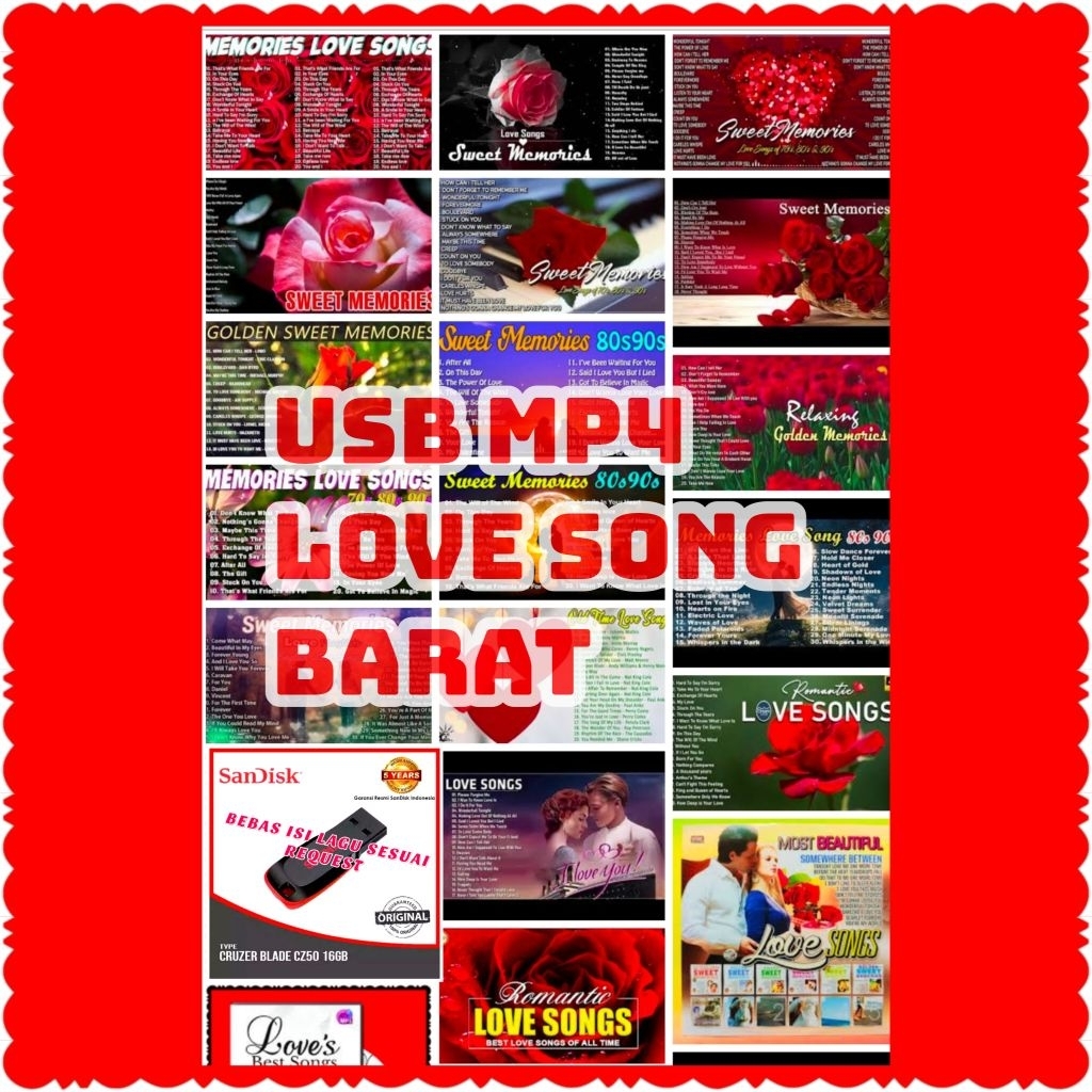 FLASHDISK LAGU BARAT LAMA-FLASHDISK LAGU BARAT JADUL-FLASHDISK USB MUSIK MP4 LAGU BARAT-LAGU BARAT