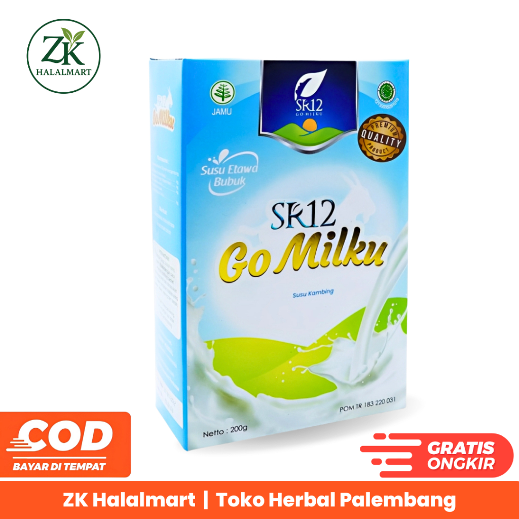

SR12 Go Milku Susu Kambing Kaya Akan Manfaat Rasa Original 200g