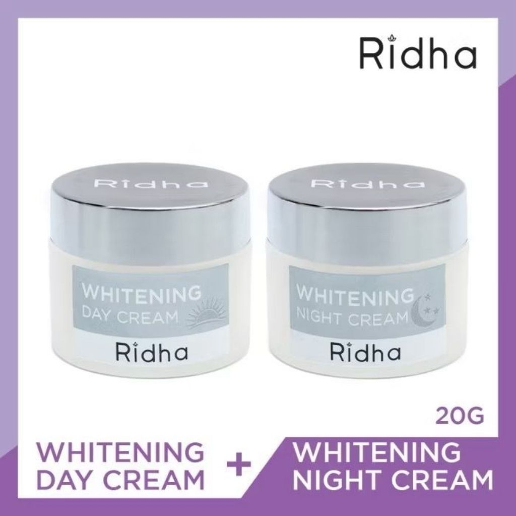 Ridha Whitening Cream Day Night 20g