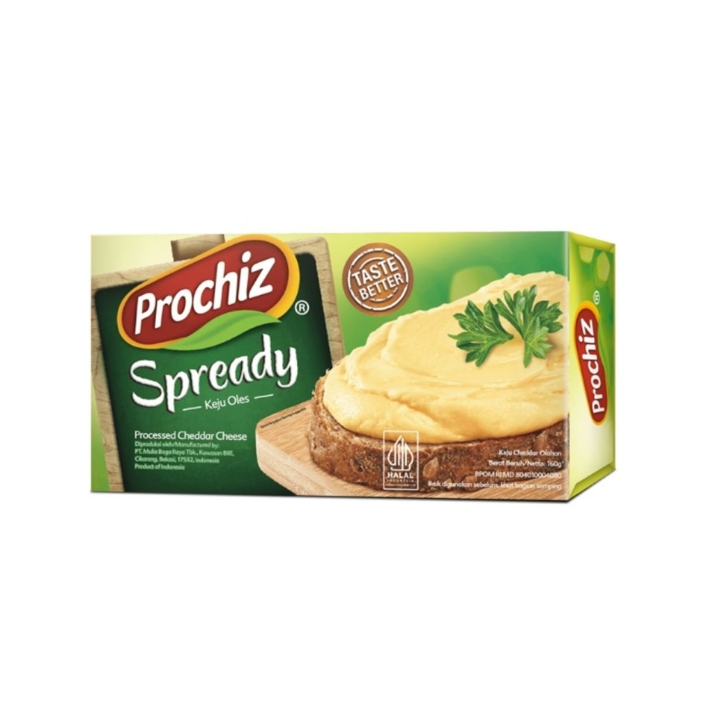 

Prochiz Spready Cheddar Keju Oles 160 g