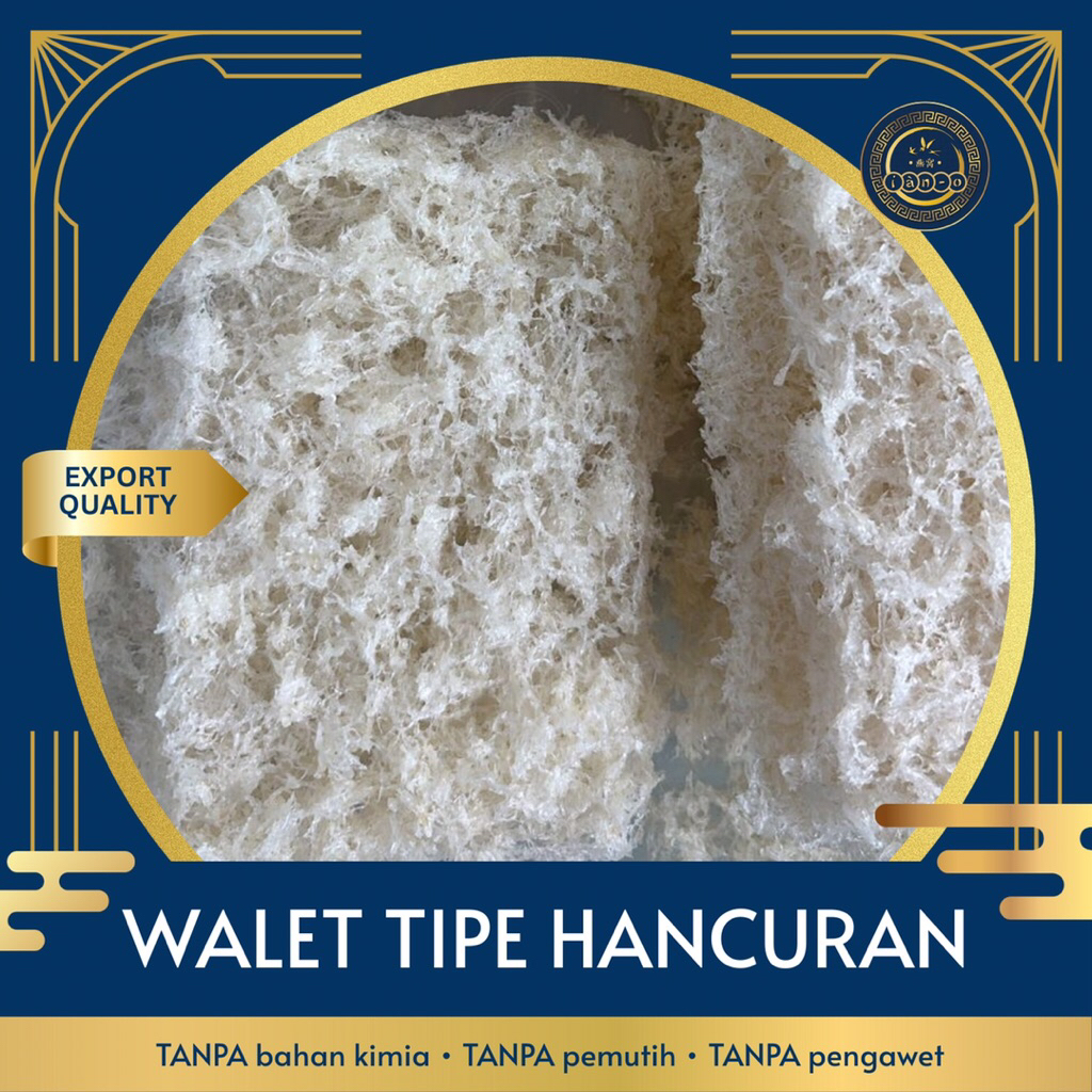 

Sarang Burung Walet Hancuran IANO - Export Quality