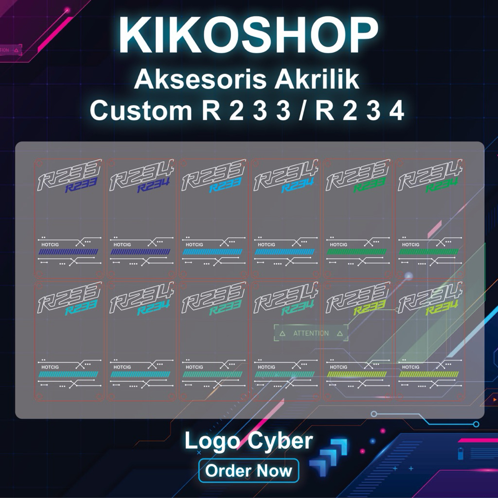 

Accessories Akrilik Custom 33.34 Custom Fullprint