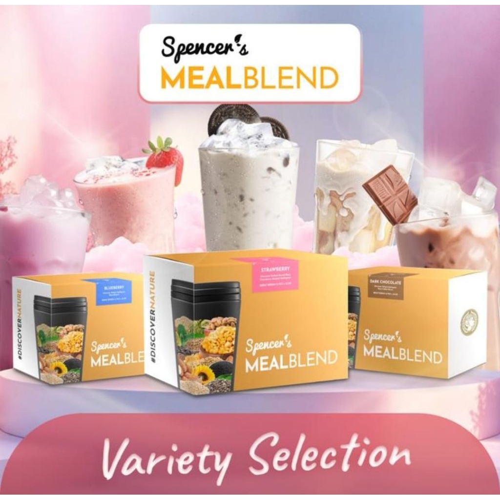 

Spencer's Mealblend 1 Boks isi 15 sachet Pengganti Sarapan dan Nutrisi Harian Spencers Bergizi dan Sehat