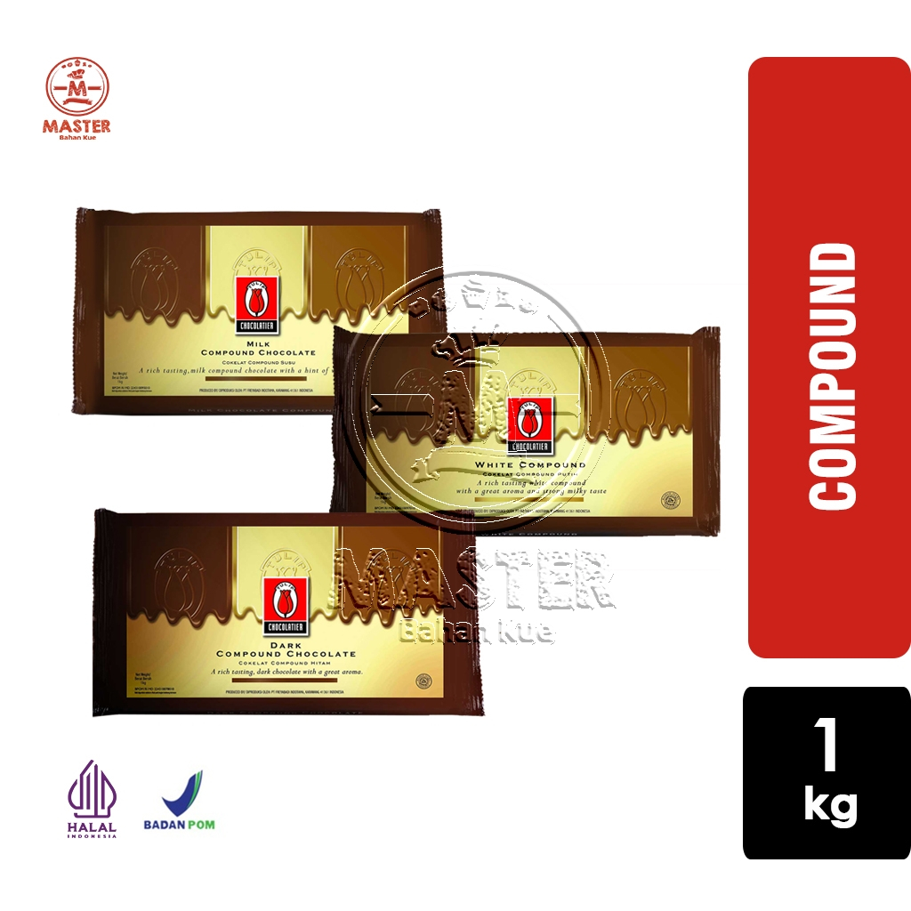 

Tulip Dark / White / Mik Chocolate Compound Coklat Batang [1 Kg]