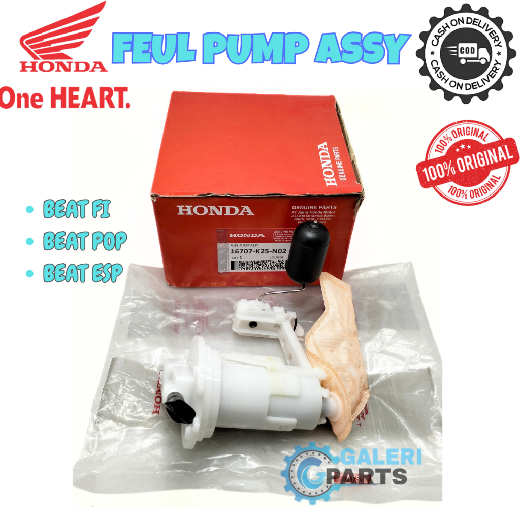ORIGINAL UNIT FUEL PUMP ASSY KOMPLIT POMPA BENSIN HONDA K25 BEAT FI POP STATER KASAR SCOOPY ESP RING