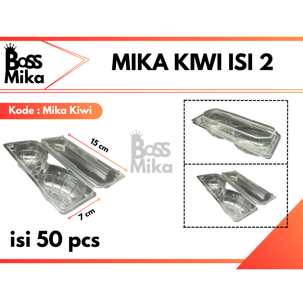 Mika Kiwi isi 2 | Mika Kiwi isi 50 pcs | Mika Buah Kiwi