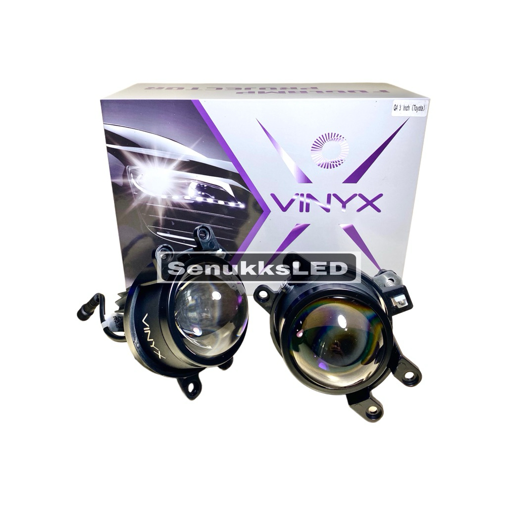Biled Foglamp 3 INCH PURPLE LENS Q4 Q4X LASER Q4 3 Warna 1 Warna Dobel laser Biled foglamp toyota Bi
