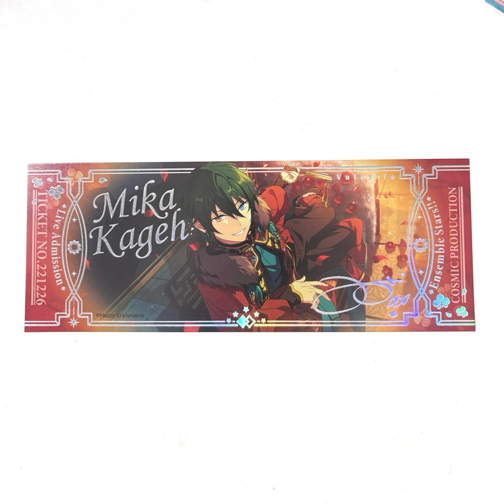 [official] printilan enstars ensemble stars ready stock natsume, mika, hiro & tatsumi