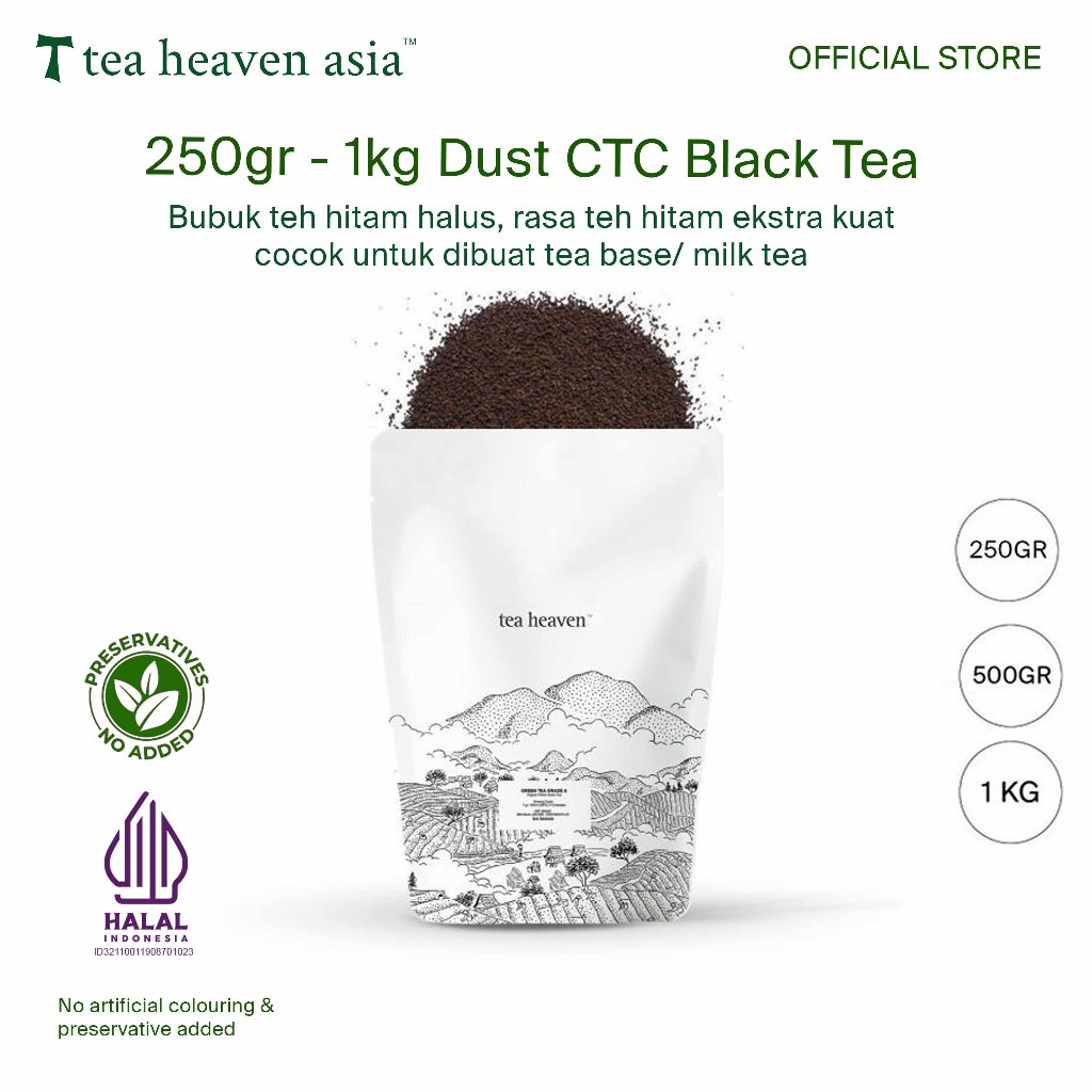 

Tea Heaven Dust CTC Strong Black Tea
