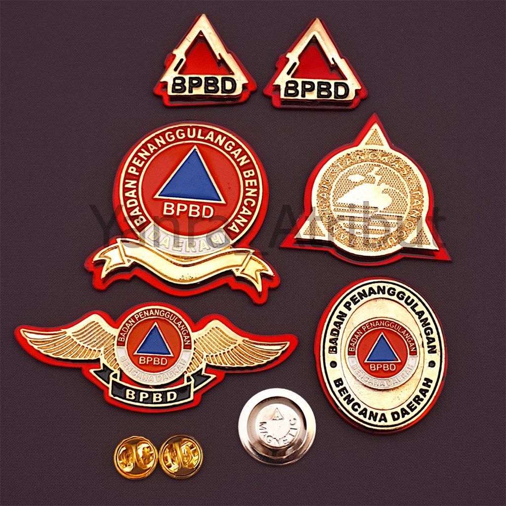 EMBLEM Bpbd / WING Bpbd / OVAL Bpbd / MONOGRAM Bpbd / PIN Brevet TANGKAS BPBD PREMIUM