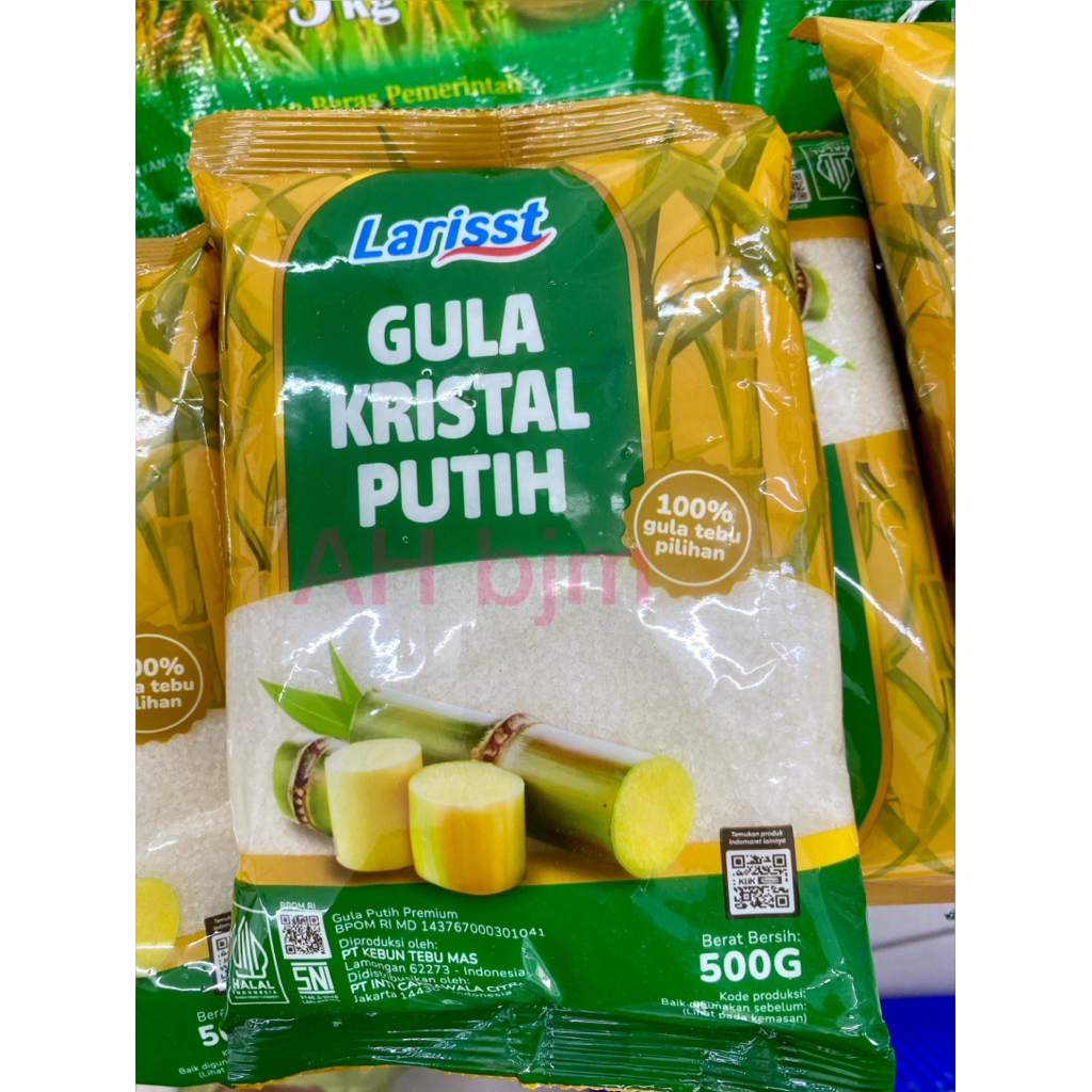 

Larisst gula pasir kristal putih 500 gr
