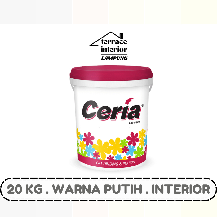 Cat Tembok Interior Propan Ceria  Warna Putih 20 Kg
