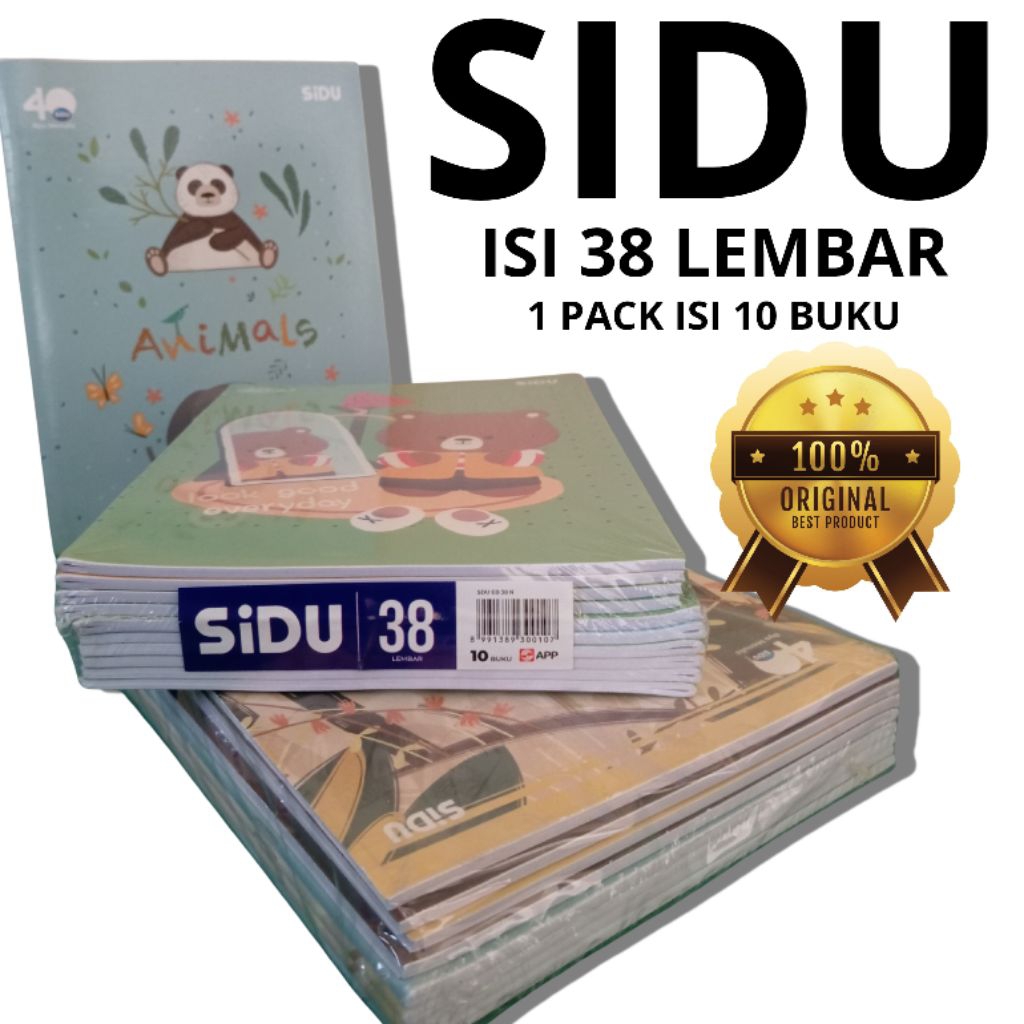 

BUKU SIDU 38 | 1 Pack | Buku Tulis Terbaik