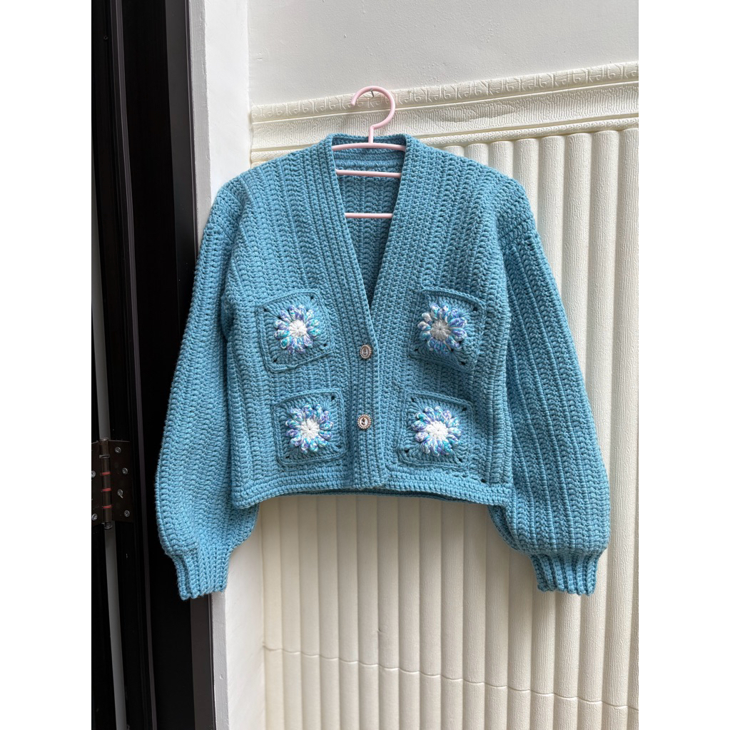 custom cardigan rajut