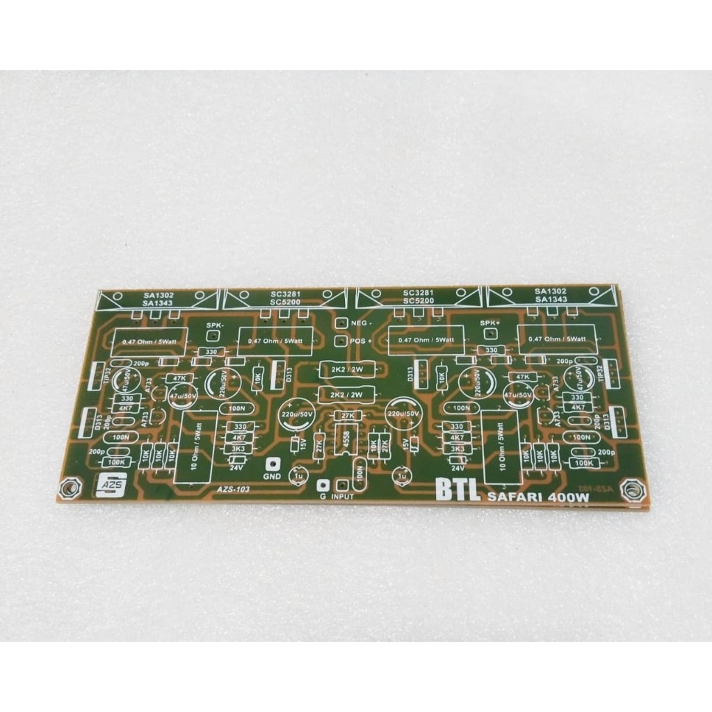 PCB BTL SAFARI 400W Power Amplifier