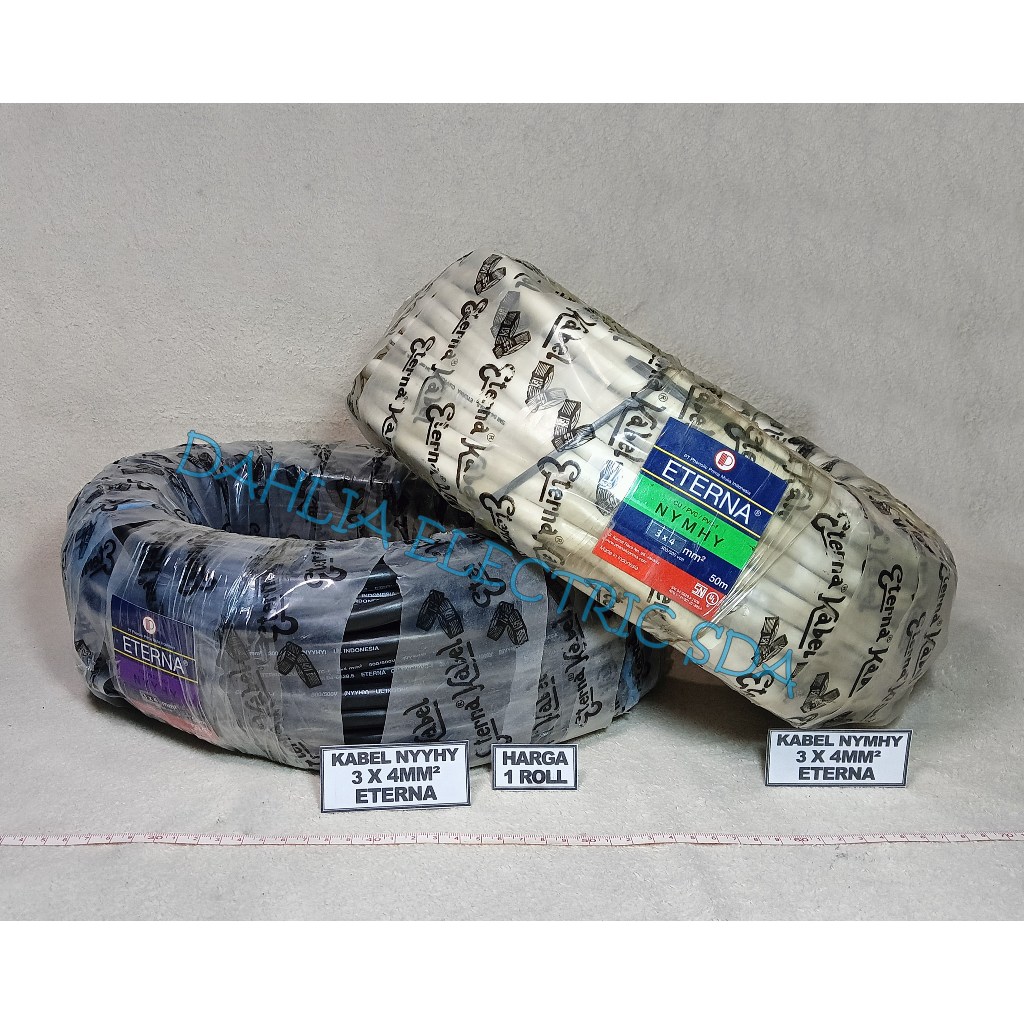 KABEL NYMHY / NYYHY (SERABUT) 3 X 4 ETERNA 1 ROLL (50M)
