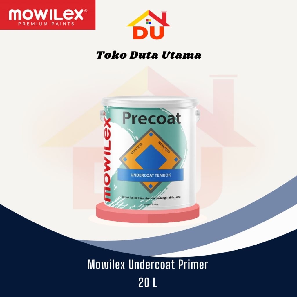 Cat Mowilex Weathercoat Warna Putih Ukuran 20 L