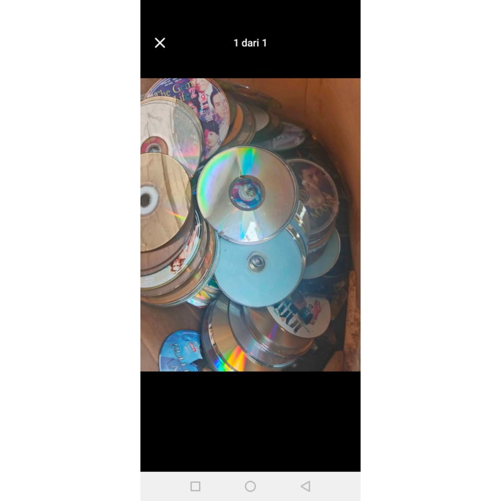 Kaset VCD DVD bekas untuk karya seni hiasan