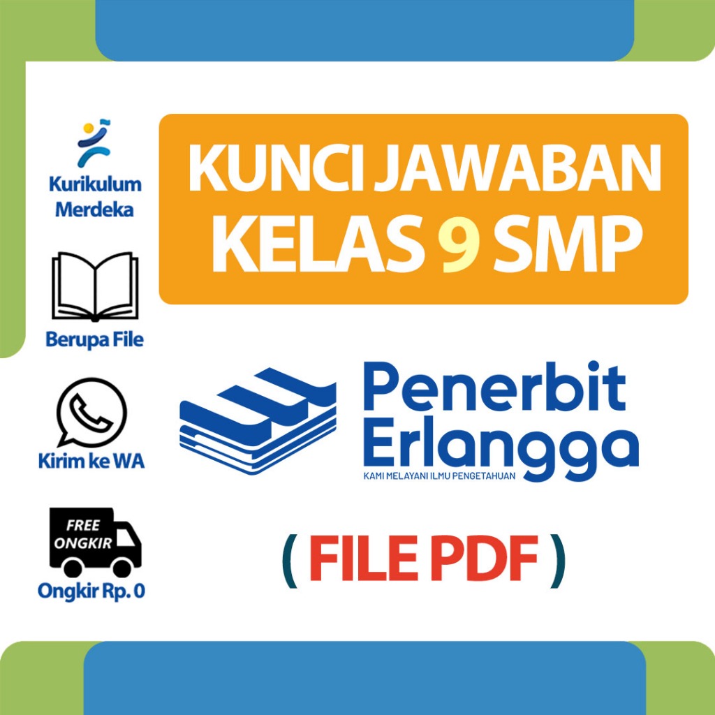Kunci Jawaban Buku Teks Kelas 9 SMP Kurikulum Merdeka ERLANGGA