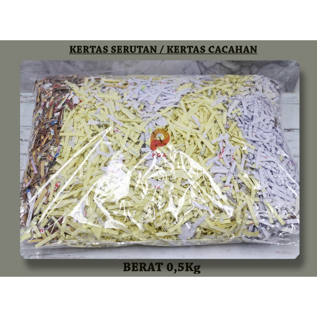 

KERTAS SERUTAN / KERTAS CACAHAN per pack 0,5kg