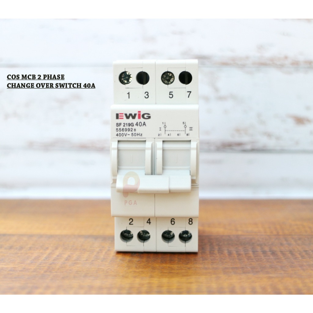 COS MCB 2 PHASE / CHANGE OVER SWITCH