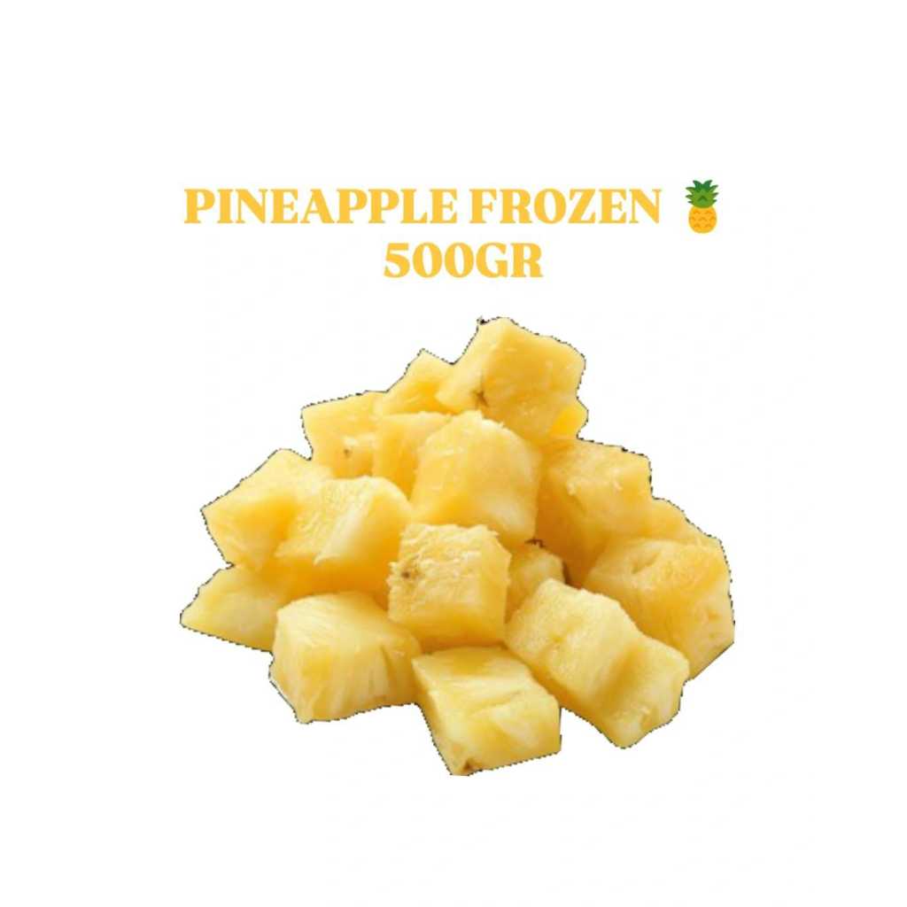 

FRUIT FROZEN NANAS/PINEAPPLE 500GR, BUAH FROZEN SEGAR, INSTAN KURIR