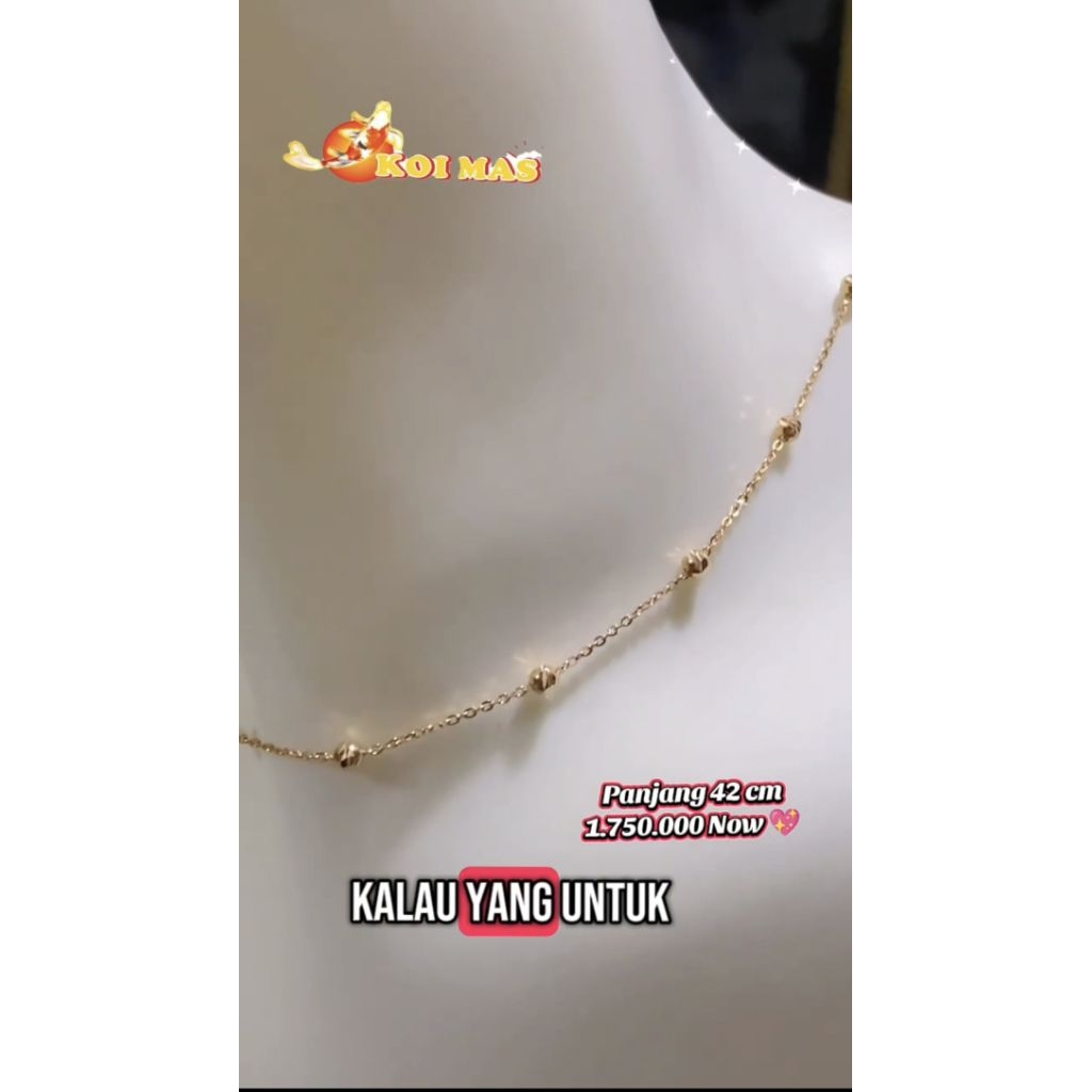 Kalung Emas Jedar Gold 8K
