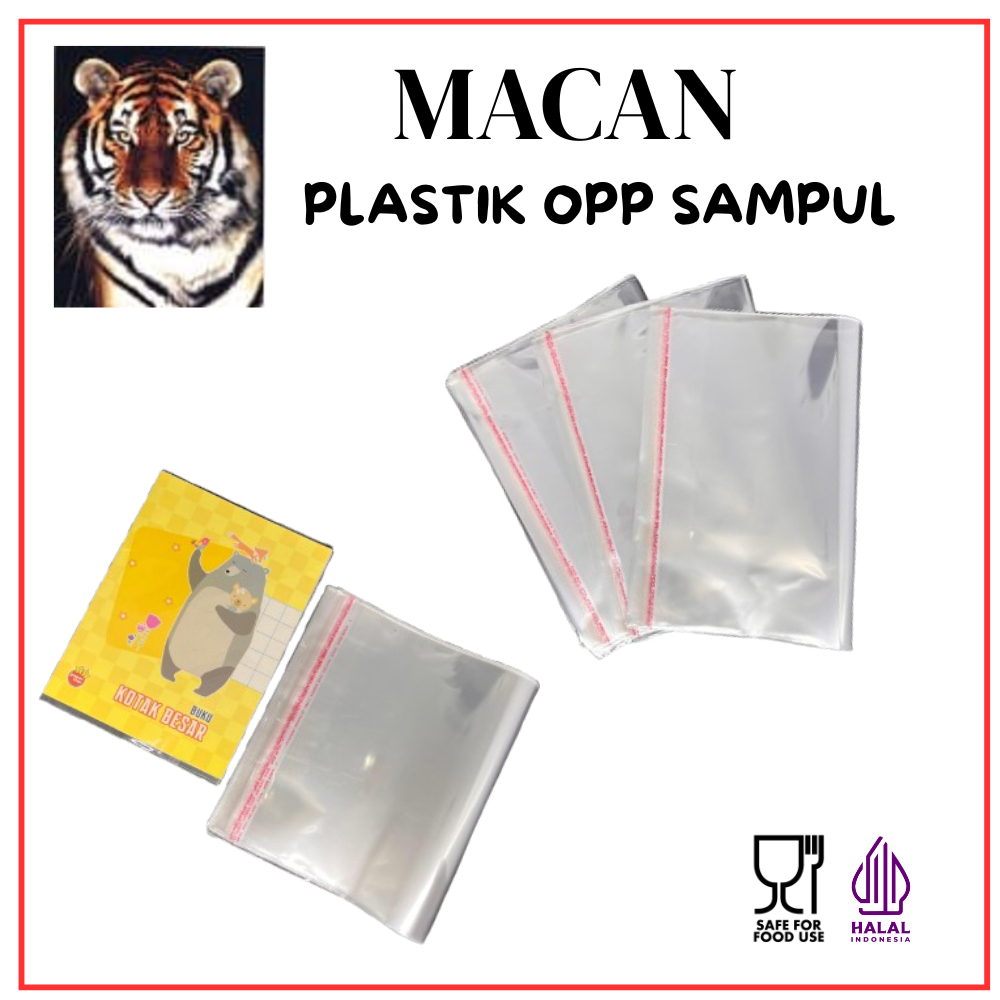 

Plastik OPP Macan Sampul Buku Tulis