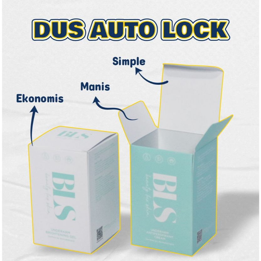 CETAK DUS AUTO LOCK | DUS SUSU CUSTOM | CETAK KEMASAN CUSTOM