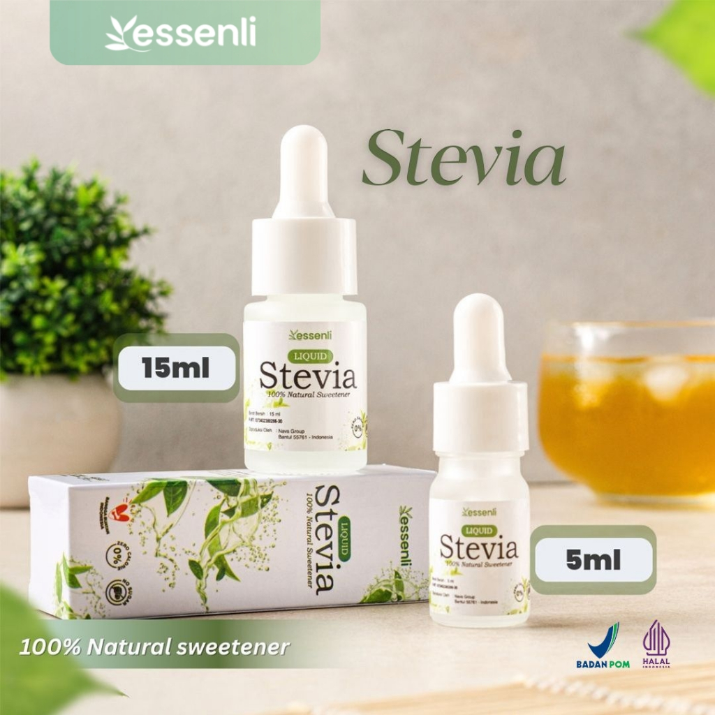 

ESSENLI Stevia Pemanis Alami 0 Kalori / Natural Sweetener