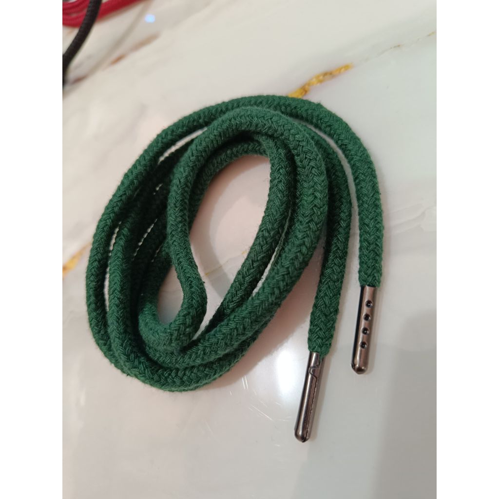 tali sepatu tali kolor joger catton ujung besi