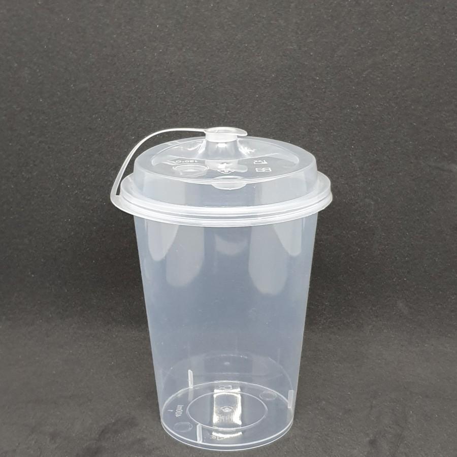 Gelas Plastik Cup PP Injection 14oz PREMIUM
