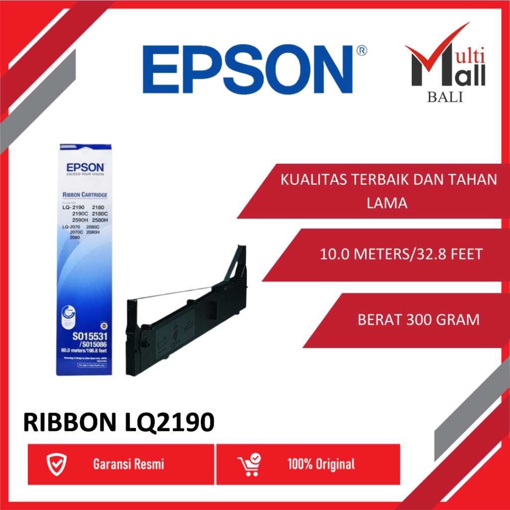 Epson Pita Ribbon Cartridge LQ-2190 LQ 2190 LQ2190 2180 2170
