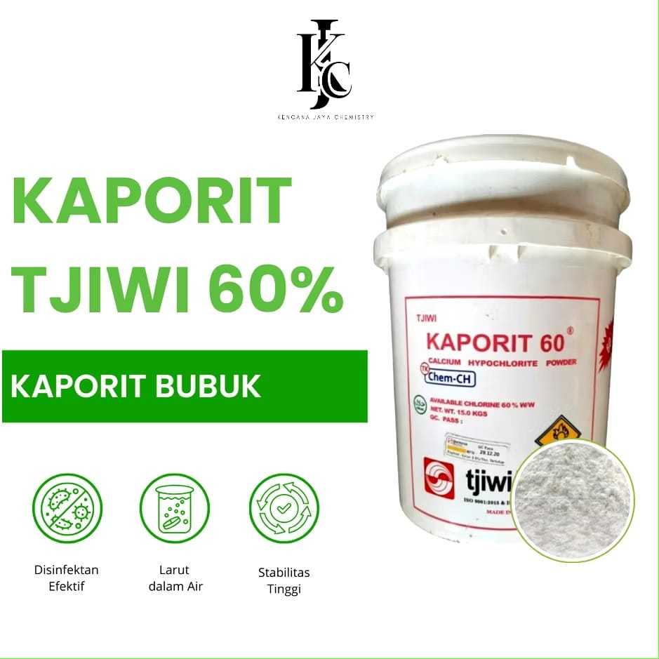 Kaporit TJiwi 60%/Kaporit Bubuk 1 Kg