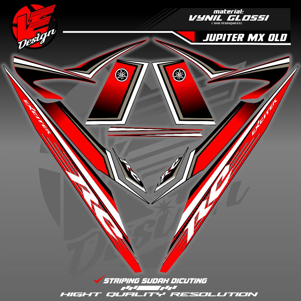STRIPING JUPITER MX OLD 135 malaysia exciter rc