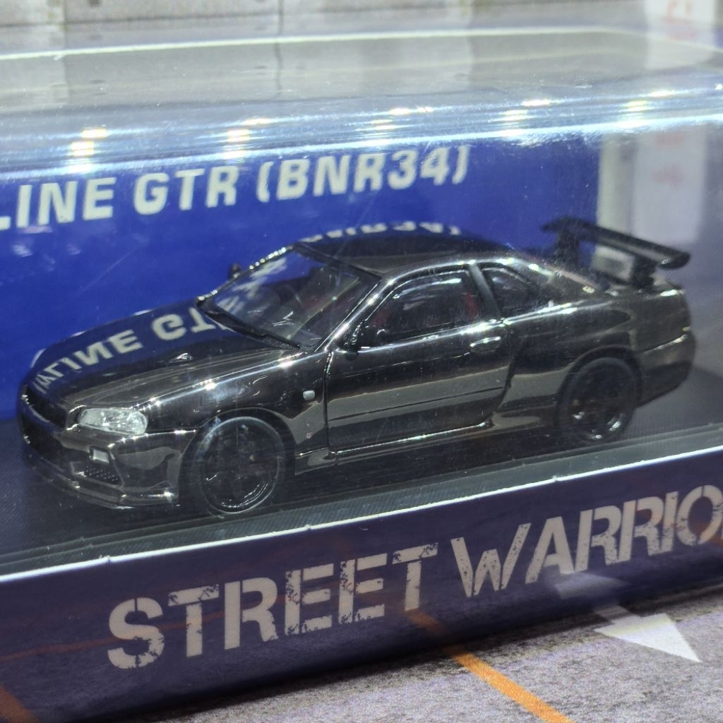 Street Warrior Nissan Skyline GTR BN R34 Black Chrome