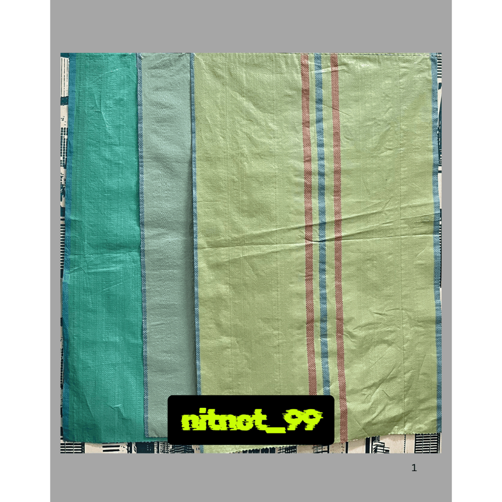 Karung plastik Hijau Premium bahan tebal Karung baru