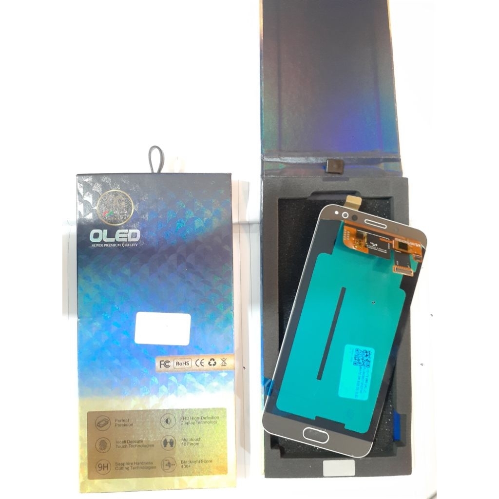 LCD SAMSUNG J7 PLUS/C8/C710F/C7100 BLACK/WHITE ORI SIZE OG OLED