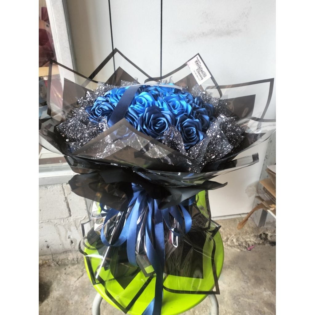 buket bunga balon akrilik