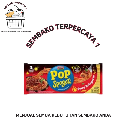 

INDOMIE POP SPAGETI SPICY BOLOGNESE 84G