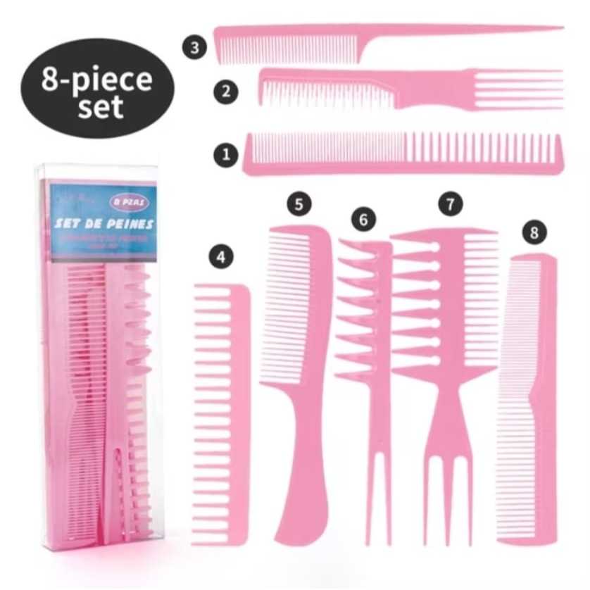 SISIR SALON 8 IN 1 SET / SISIR RAMBUT PRIA WANITA LENGKAP/SISIR BARBER