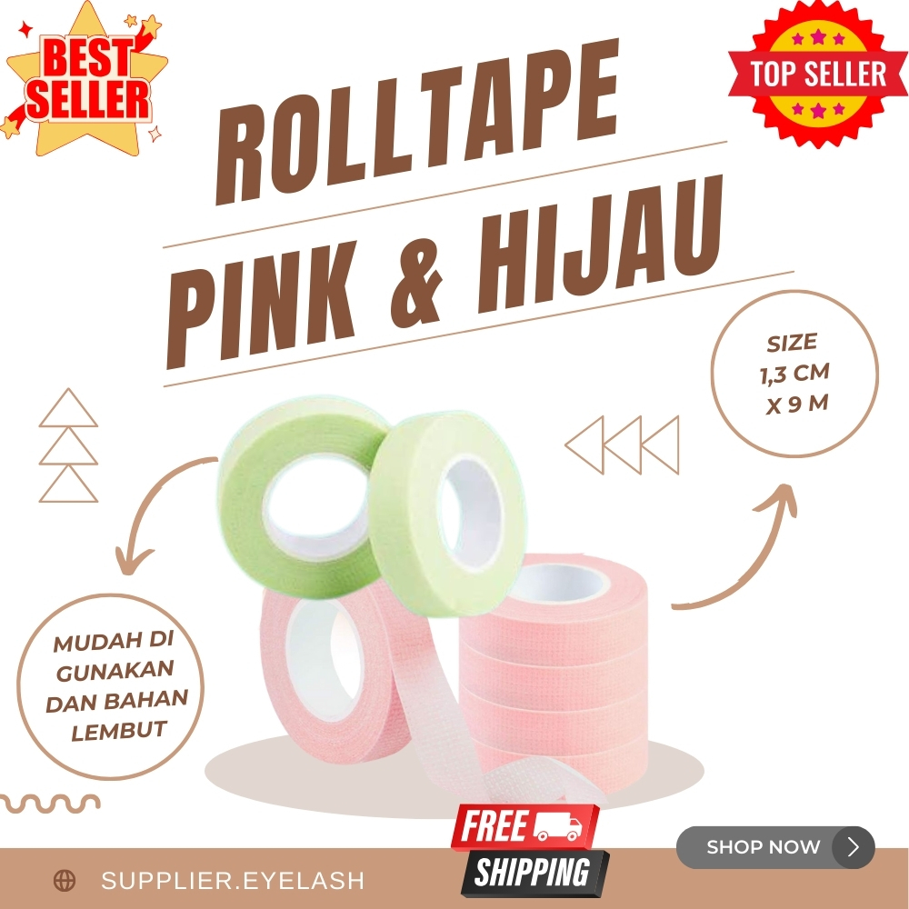 

ROLLTAPE/MICROPORE/PAPERPADS/EYETAPE ROLL GREEN