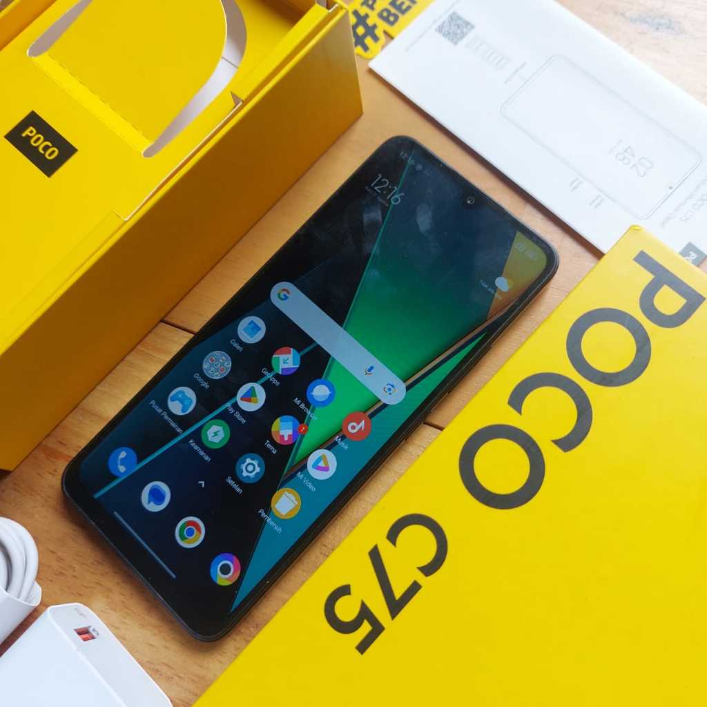POCO C75 SECOND 6/128 GB &  8/256GB HANDPHONE SECOND HP SEKEN HP BEKAS HP MURAH